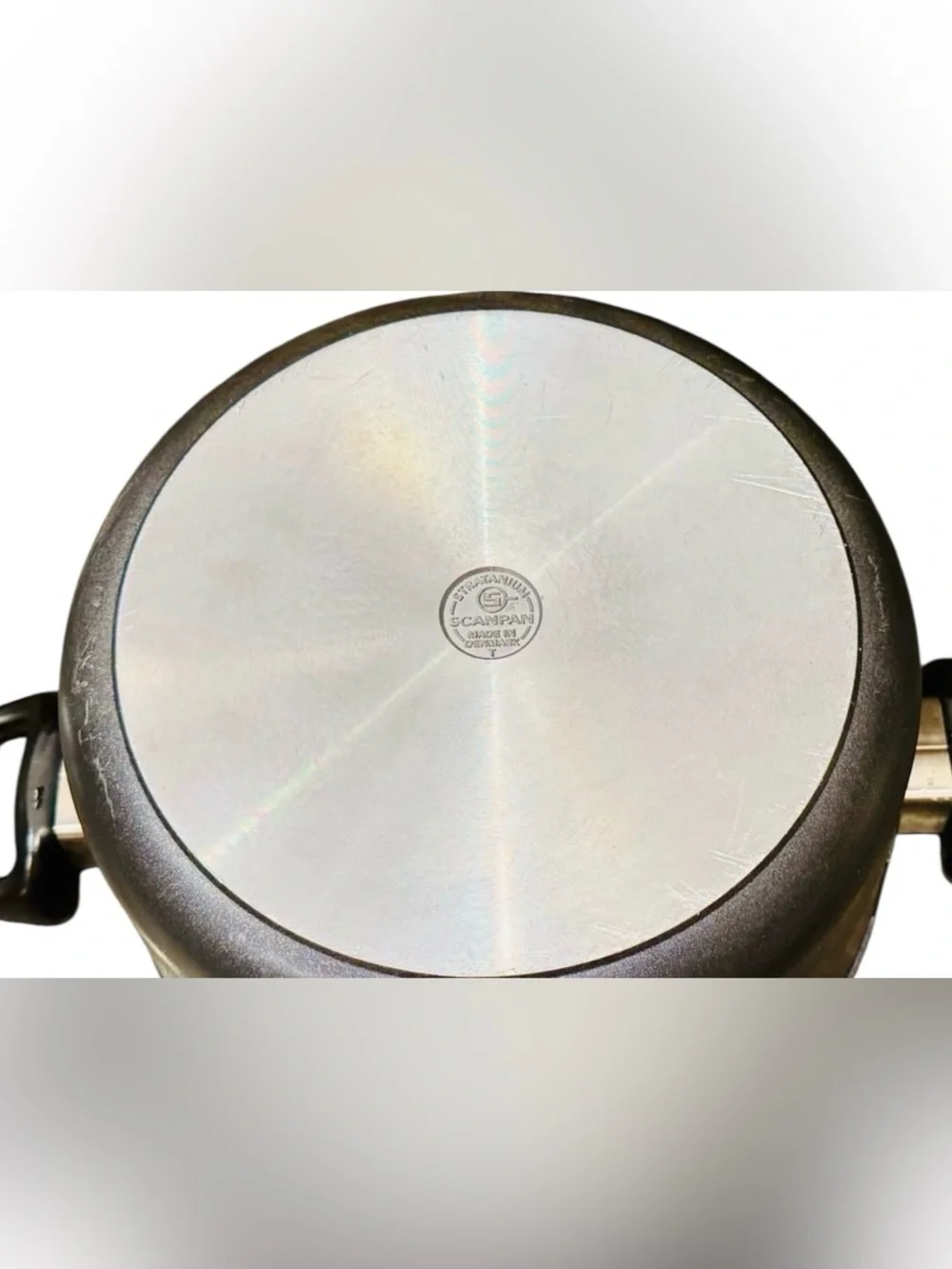 Scanpan 7 qt Stock Pot Dutch Oven with Glass Lid Chef Cookware Kitchen Nonstick
